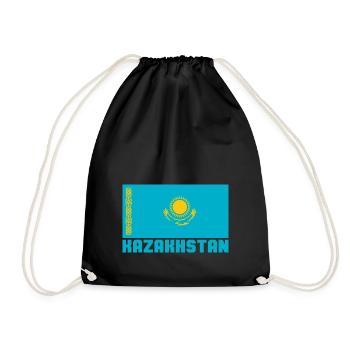 Kazakhstan - Sac de sport léger - noir - Devant