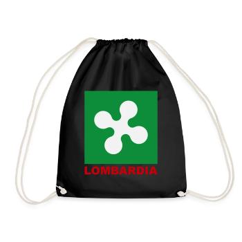 Lombardie Italie Sites Touristiques Voyage - Sac de sport léger - noir - Devant