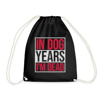dans les années de chien Mort - Sac de sport léger - noir - Devant