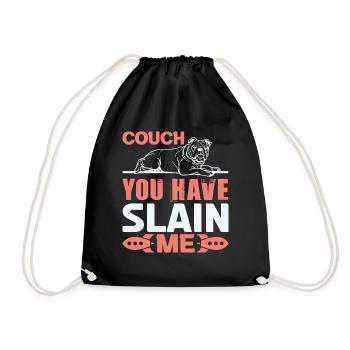 CANAPÉ TU M’AS TUÉ - Sac de sport léger - noir - Devant