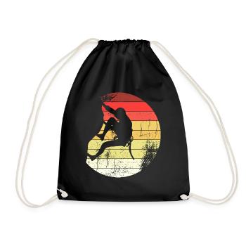 Escalade gratuite Geocaching Bloc Rock Face - Sac de sport léger - noir - Devant