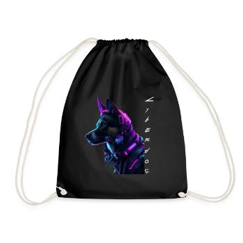 Cyberdog - Turnbeutel - Schwarz - Vorne