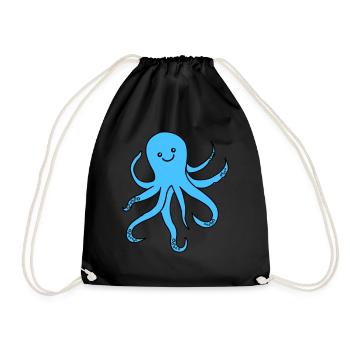Pieuvre Pieuvre - Sac de sport léger - noir - Devant