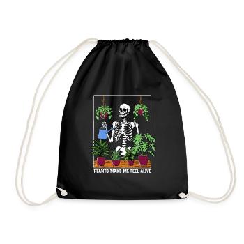 Feel Alive - Drawstring Bag - black - Front