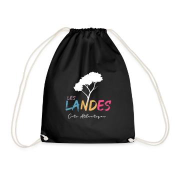 018s les landes2 - Sac de sport léger - noir - Devant