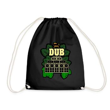 Dub Soundsystem - Drawstring Bag - black - Front