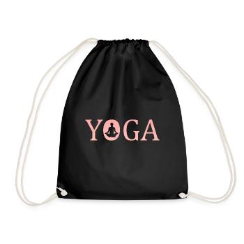 Yoga yoga - Turnbeutel - Schwarz - Vorne
