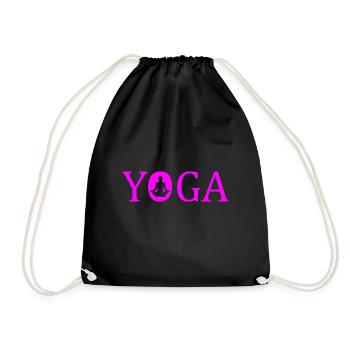 Yoga yoga - Turnbeutel - Schwarz - Vorne