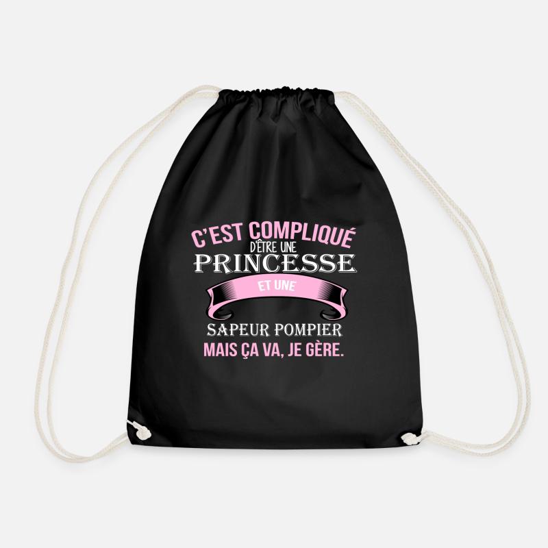 Sapeur pompier - Sac de sport léger - noir