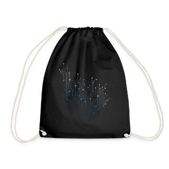 électronique 2 - Sac de sport léger - noir - Devant