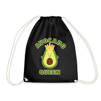avocado - Drawstring Bag - black - Front
