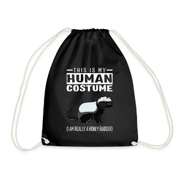 C'est mon costume humain, je suis vraiment un miel - Sac de sport léger - noir - Devant