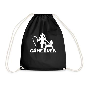 Enterrement de vie de jeune marié Game Over Gamer - Sac de sport léger - noir - Devant