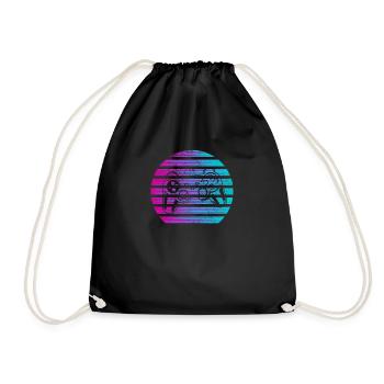 Gamer Gamer Gamer Gamer Team Duo Console cadeau - Sac de sport léger - noir - Devant