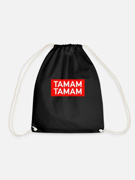 Tamam Tamam Tmm Türkiye Sucuk Mashallah Cüs Yallah - Turnbeutel - Schwarz