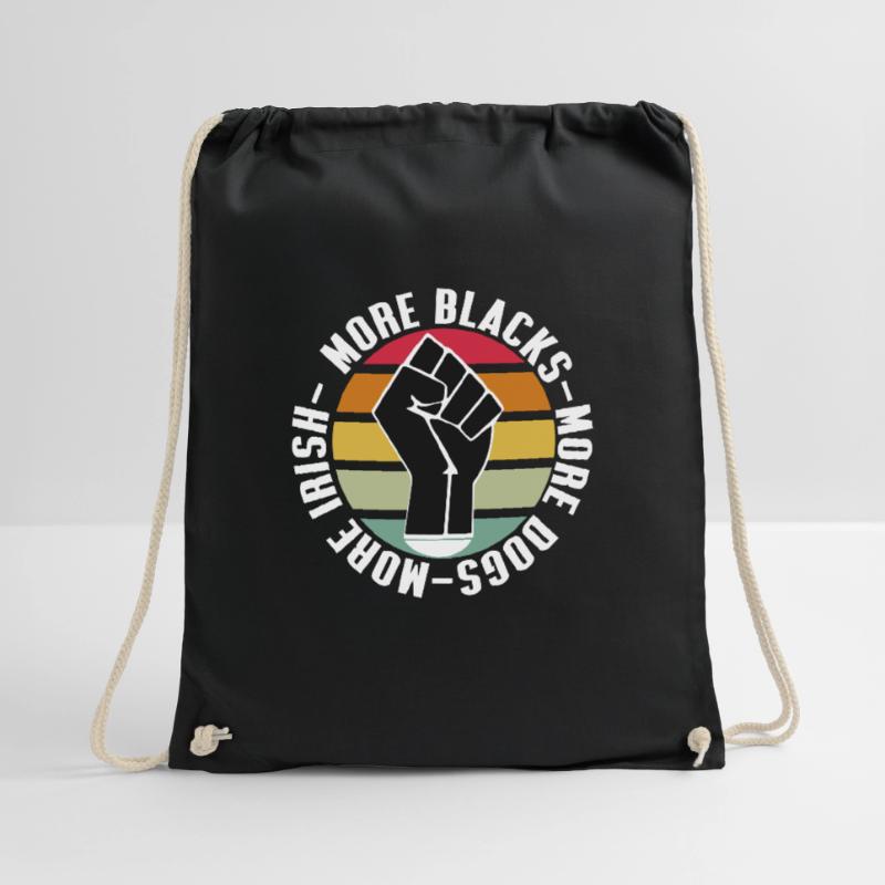 Plus de Noirs Plus de chiens Plus irlandais Sac de sport léger