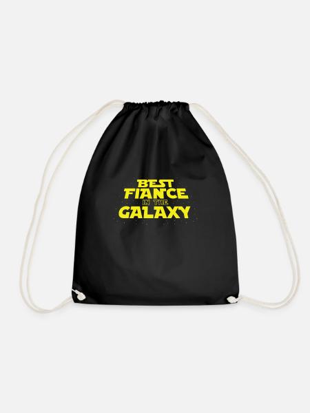 Verlobte Verlobt Heirat Galaxy Spruch Geschenk - Sportstaske - sort