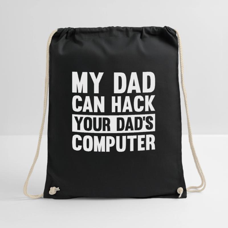 Hacker Code Ordinateur papa Sort cadeau Sac de sport léger