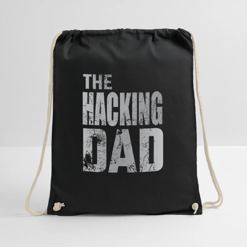 The Hacking Dad Hacker Vater Papa Code Computer Turnbeutel