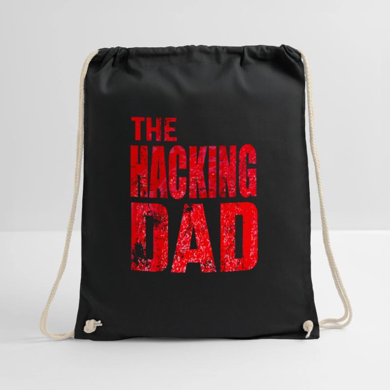 The Hacking Dad Hacker Vater Papa Code Computer Turnbeutel