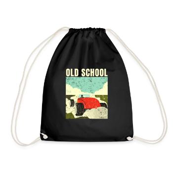 Hot Rods Classic Car And Oldtimer Apparel - Drawstring Bag - black - Front
