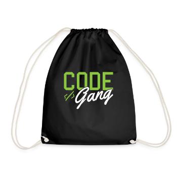Hacking Programmer Hacker Code Coding Cadeau - Sac de sport léger - noir - Devant