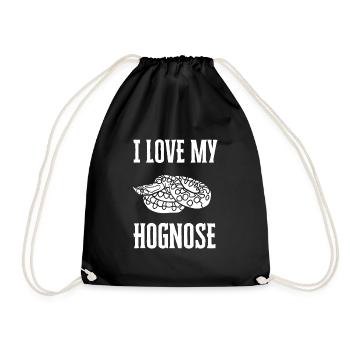 Hognose Snake Reptile Pet & Herpétologiste - Sac de sport léger - noir - Devant