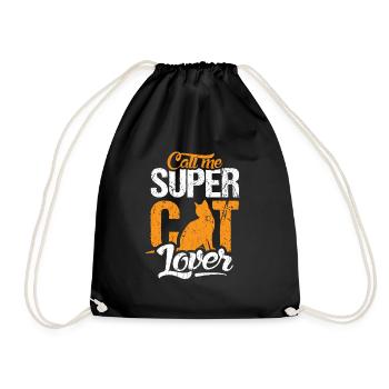 maine Coon Cats Cat Cat Friend Gift - Drawstring Bag - black - Front