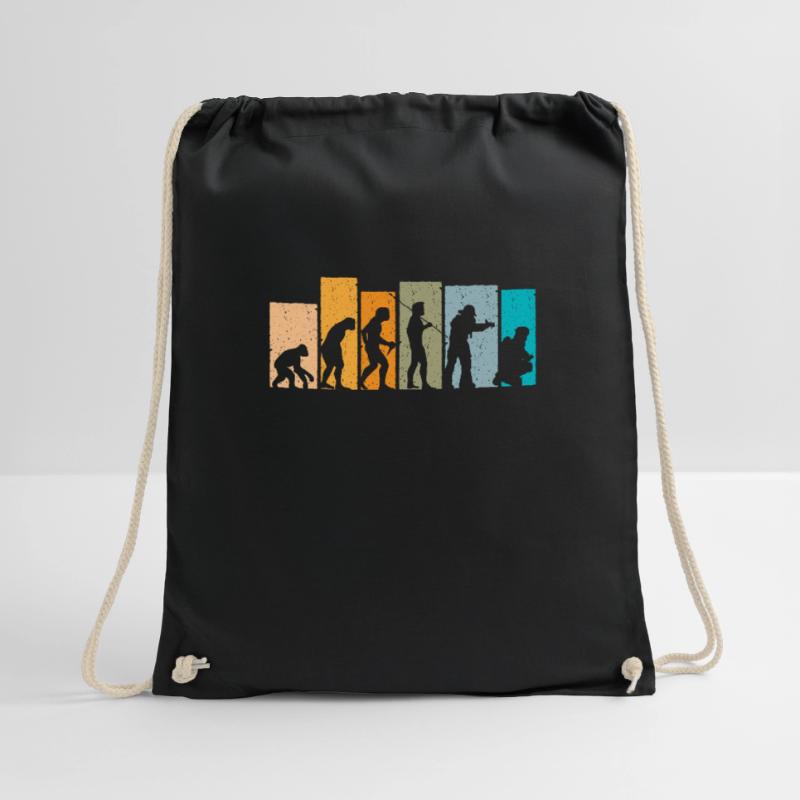 Evolution Retro Firefighter Fire Brigade Gift Drawstring Bag