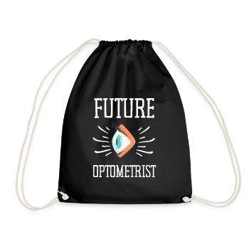 Ophthalmologist Optometrist Optometry And Optician - Drawstring Bag - black - Front