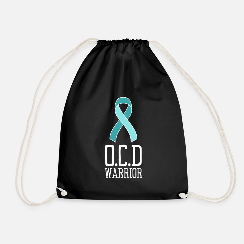 OCD Obsessive Compulsive Disorder Awareness - Turnbeutel - Schwarz