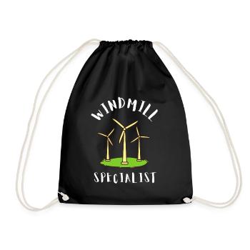 Ingénieur en environnement et sciences de l’environnement - Sac de sport léger - noir - Devant