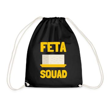 Feta Grec Feta Cheese Lover Et Greek Foodlover - Sac de sport léger - noir - Devant