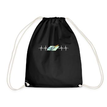 Glazier Glass Fitter And Glass Setter Window - Drawstring Bag - black - Front