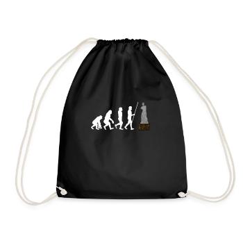 Research Historian Museum Curator And Archivist - Drawstring Bag - black - Front