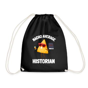 Research Historian Museum Curator And Archivist - Drawstring Bag - black - Front