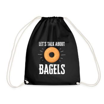 Sesame Bagel New York Jewish Deli - Turnbeutel - Schwarz - Vorne