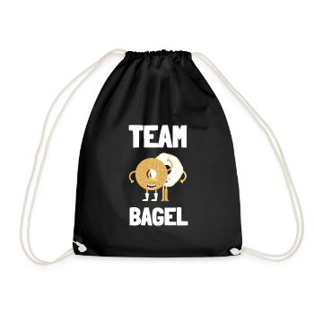 Sesame Bagel New York Jewish Deli - Turnbeutel - Schwarz - Vorne