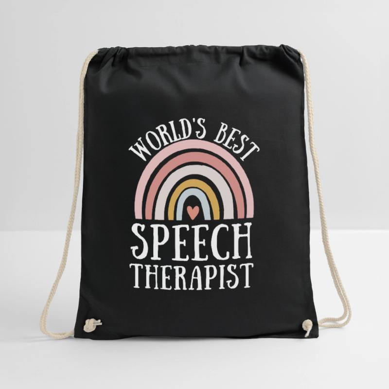Speech Language Pathologist Speech Therapy SLP Drawstring Bag