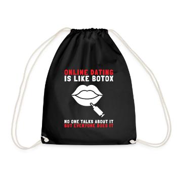 Botox Plastic Surgery And Aesthetic Nurse Injector - Drawstring Bag - black - Front