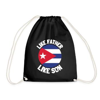 Like Father Like Son Heritage Origin Father's Day - Turnbeutel - Schwarz - Vorne
