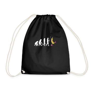 Banana Pudding Banana Bread Fruit Dessert Cooking - Drawstring Bag - black - Front