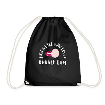 Bubble Gum Gumball Sweet Candy Machine Bubblegum - Sac de sport léger - noir - Devant