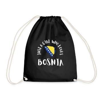 Bosnie Burek Bosnie-Herzégovine patriotique - Sac de sport léger - noir - Devant