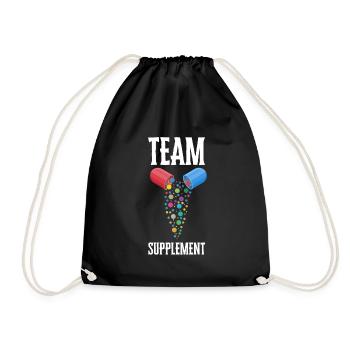 Supplémentation Haltérophilie Joint Supplément - Sac de sport léger - noir - Devant