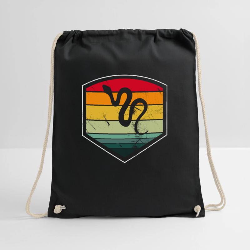 Snake Retro Reptile Python Idée cadeau Sac de sport léger