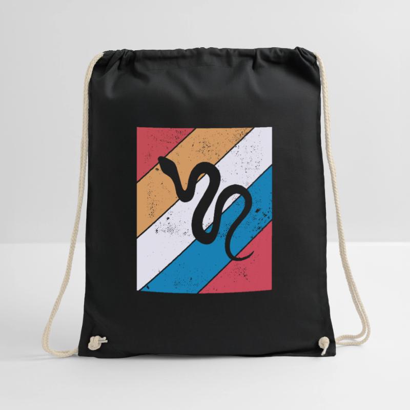 Snake Retro Reptile Python Idée cadeau Sac de sport léger