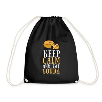 Cheesemonger Cheese Maker Gouda Lover - Turnbeutel - Schwarz - Vorne