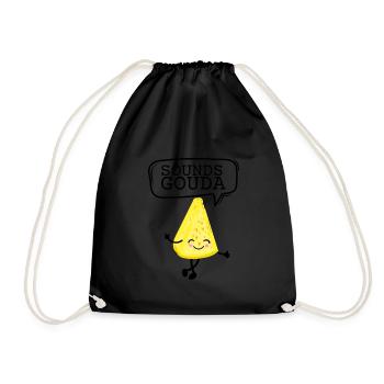Cheesemonger Cheese Maker Gouda Lover - Turnbeutel - Schwarz - Vorne