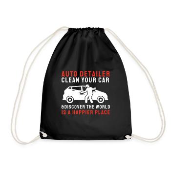 Mobile Car Polisher Waxer Interior Car Detailer - Turnbeutel - Schwarz - Vorne